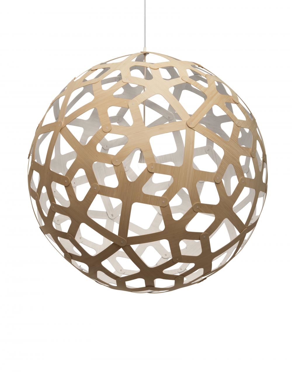 David Trubridge Coral Pendant Light - Colour Inside