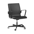 Fritz Hansen Oxford Office Chair with Low Back and Wheels