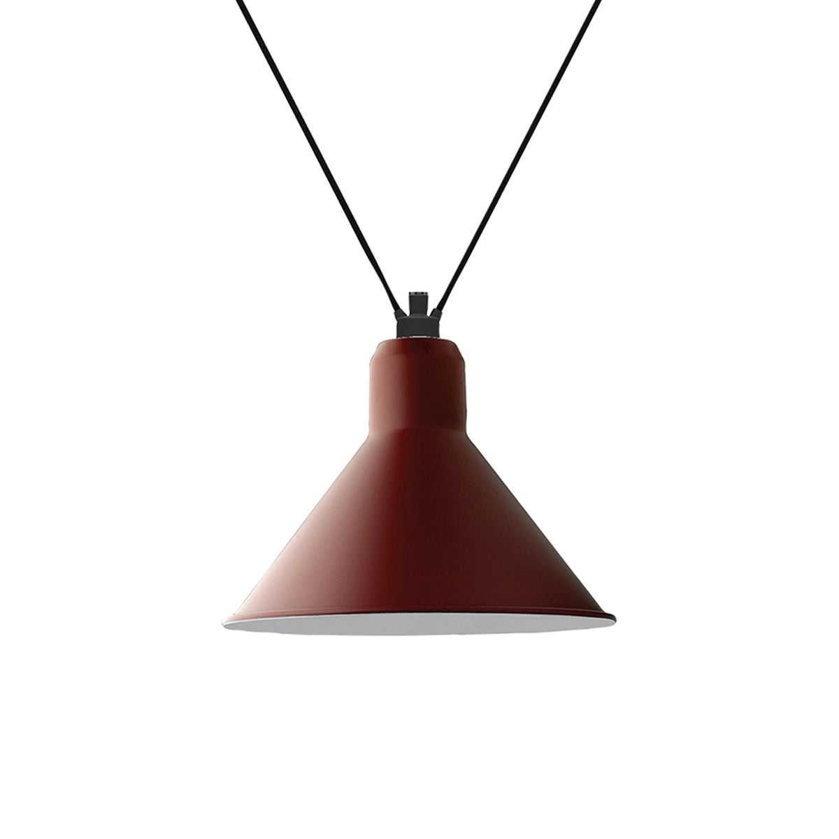 DCW Editions Les Acrobates De Gras Pendant 322 with Conical Shade