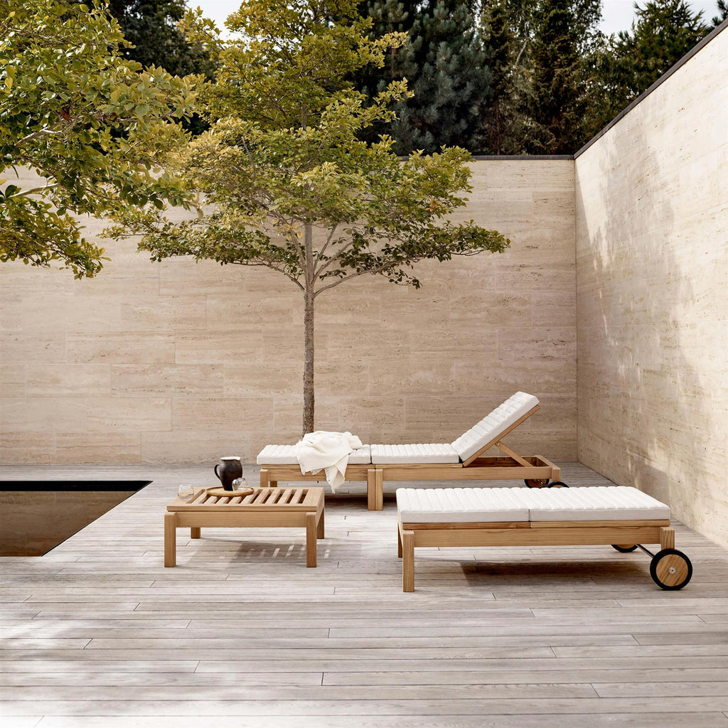 Carl Hansen & Son AH604F Outdoor Lounger Footrest