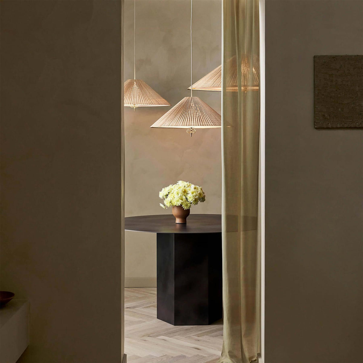 GUBI A 1972 Rise and Fall Pendant Light