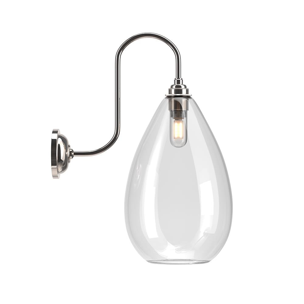 Fritz Fryer Wellington Swan Neck Bathroom Wall Light