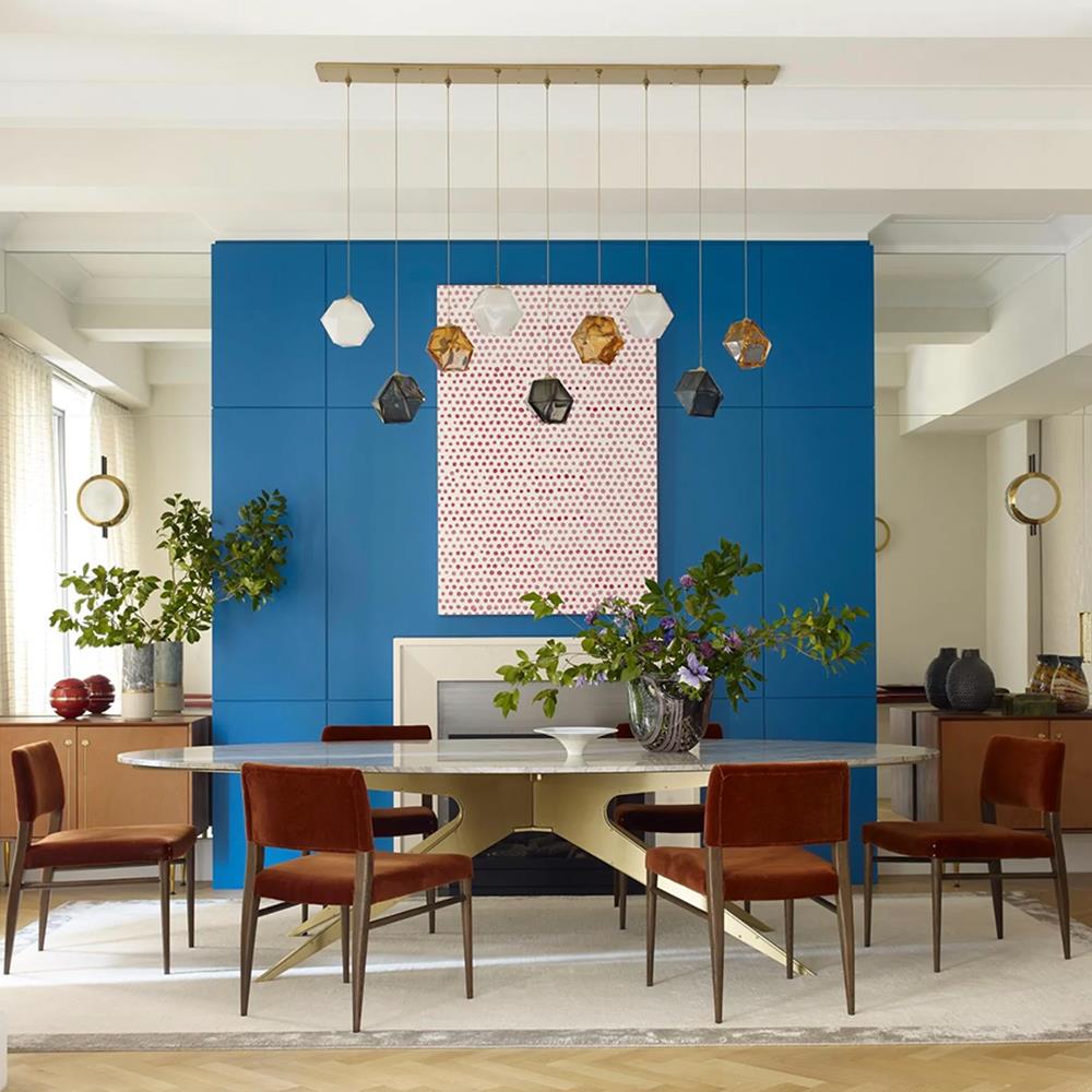 Welles double-blown pendant light