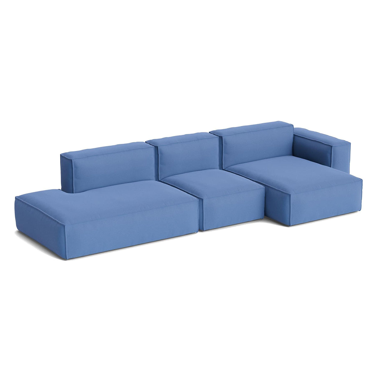 HAY Mags Soft 3+ Seater Sofa Low Armrest with Removable Cover Combination 4 Right