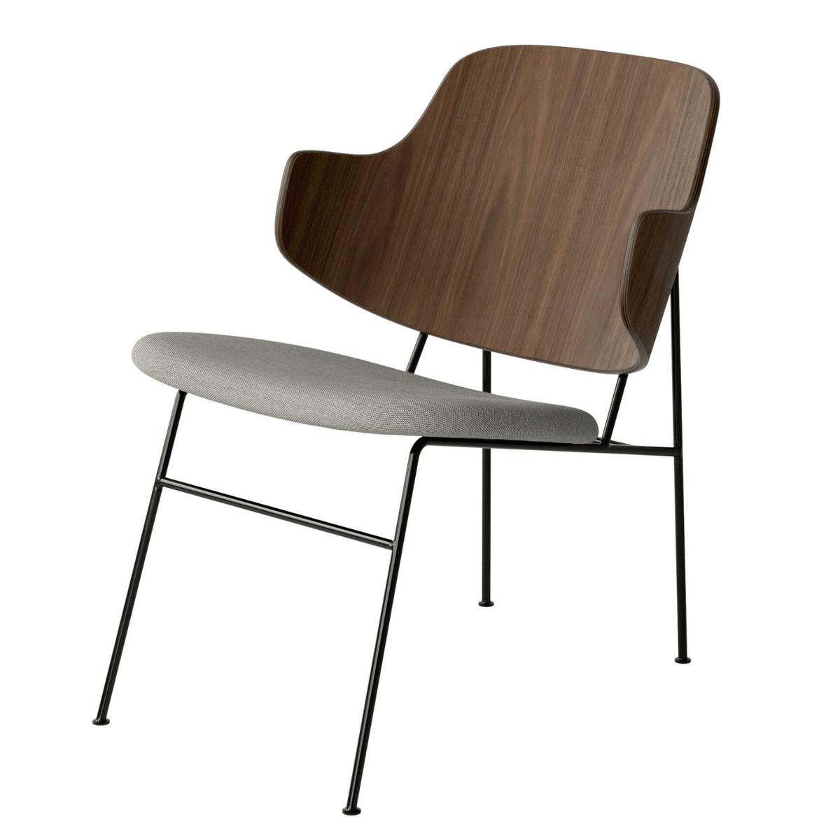 Audo Copenhagen The Penguin Lounge Chair with Upholstered Seat