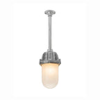 Old School Electric Cast Aluminium Ceiling Light with Tube