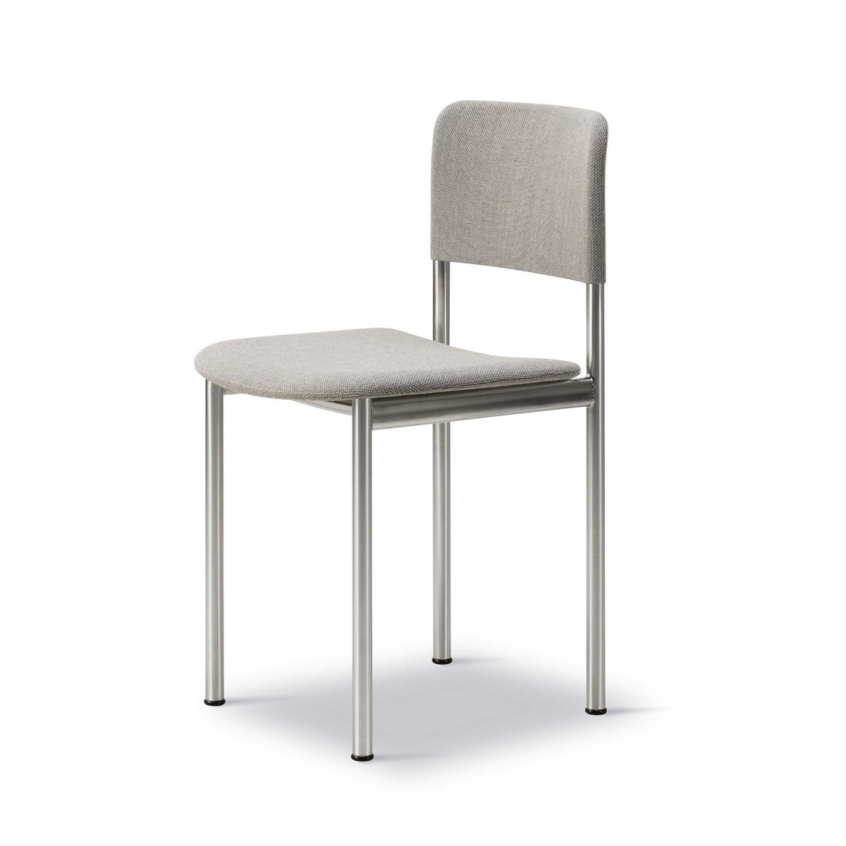 Fredericia Plan Dining Chair with Metal Legs, Fully Upholstered