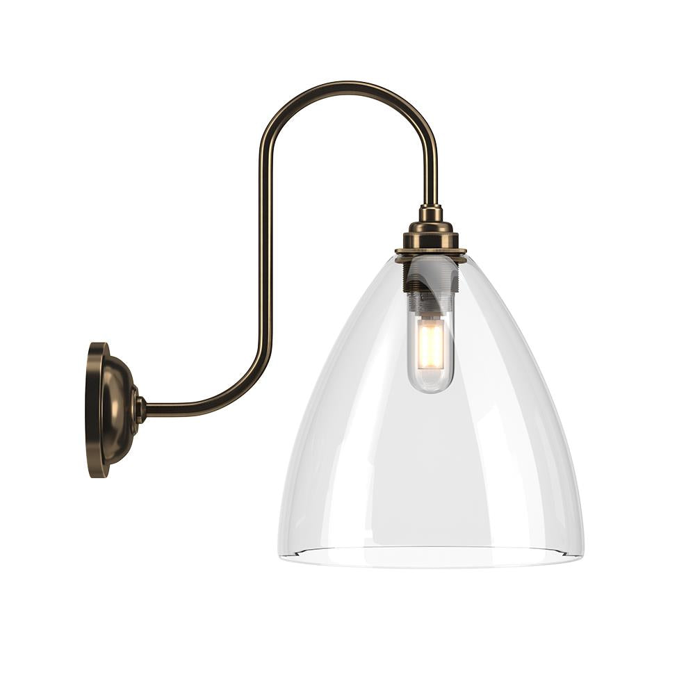 Fritz Fryer Ledbury Swan Neck Bathroom Wall Light