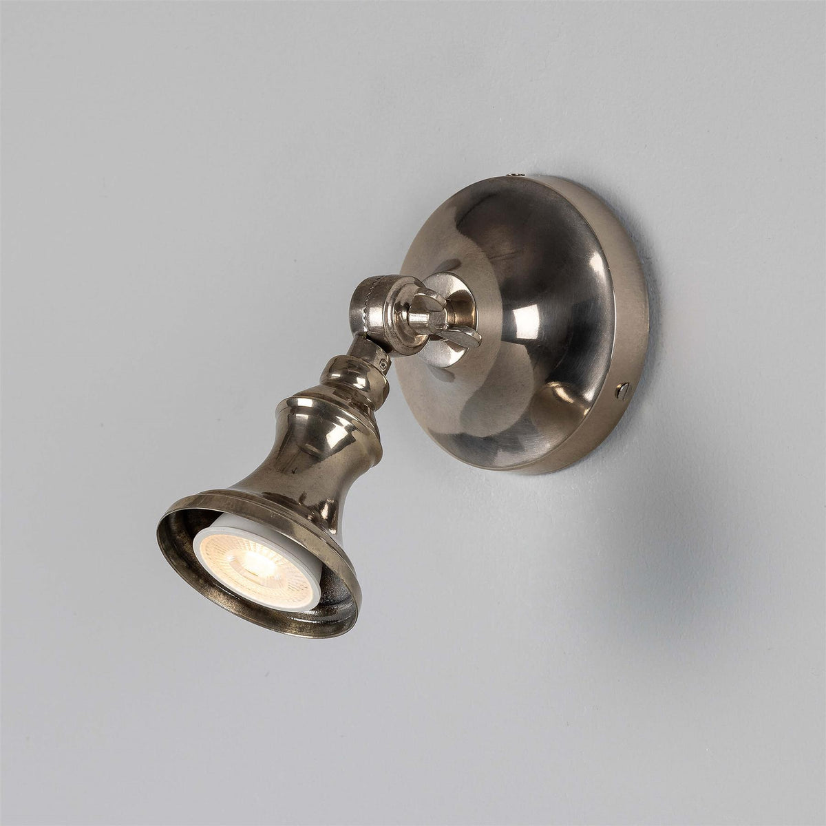 Mullan Lighting Accra Traditional Small Brass Spotlight