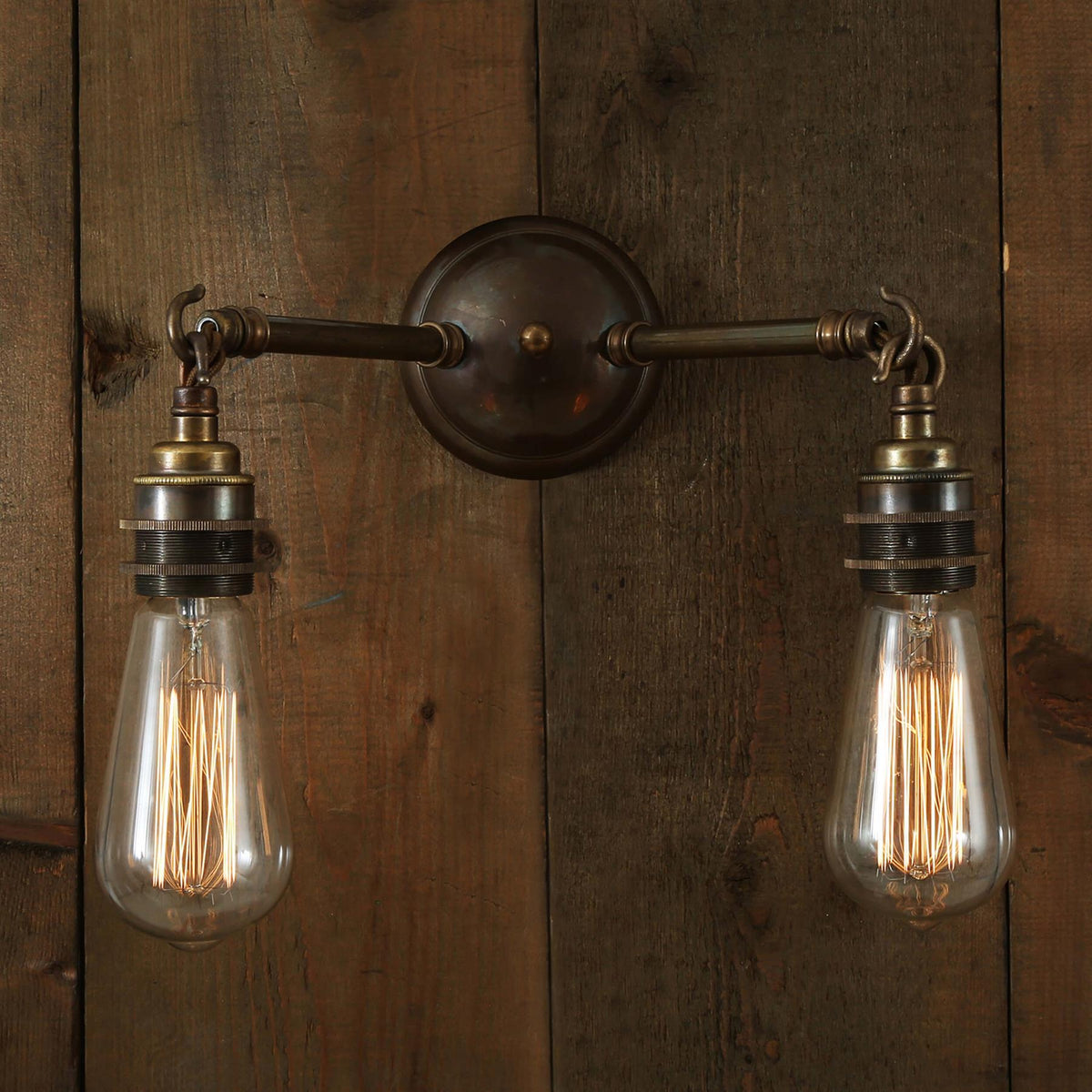Mullan Lighting Arrigo Double Bare Bulb Wall Light
