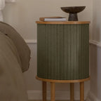 Umage Audacious Side Table in Oak and Morning Meadows