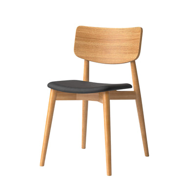 Outlet Bruunmunch Chiara Dining Chair - Davos Black Leather