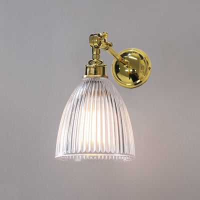 Old School Electric Elongated Prismatic Wall Light - Adjustable Arm