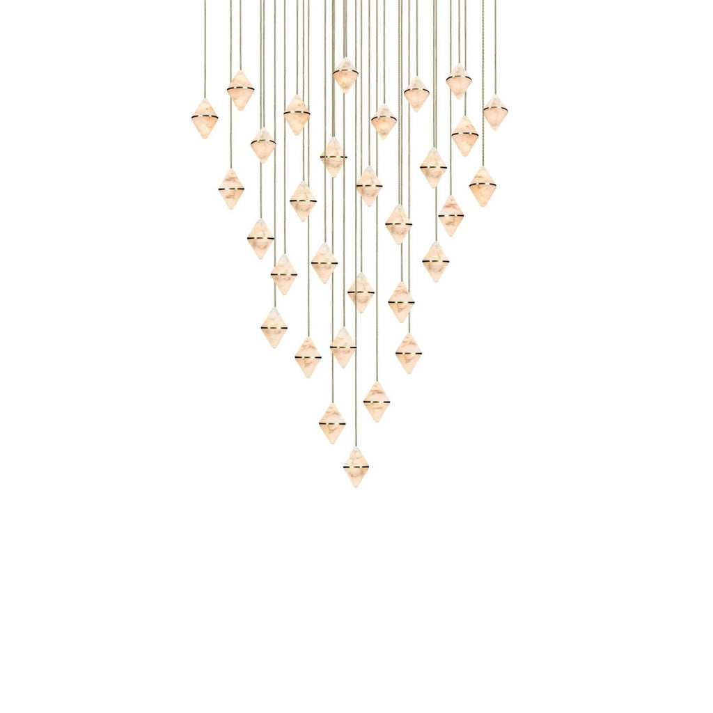 Marc Wood Gem Conical Cluster Pendant Light