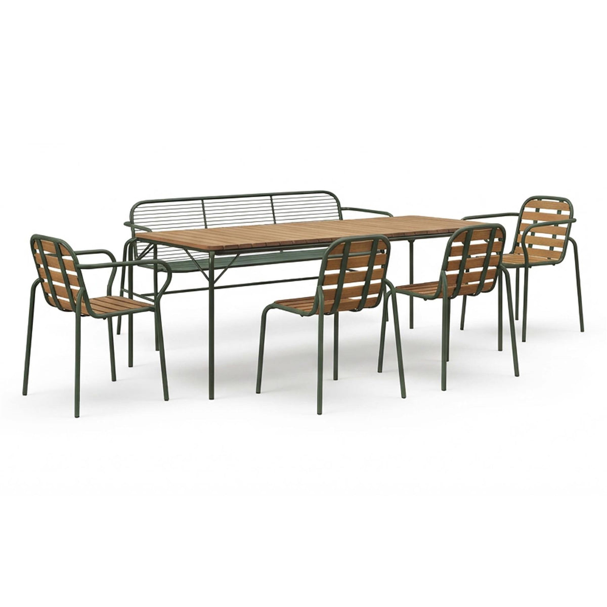 Normann Copenhagen Vig Wood Patio Set - Curated by Holloways of Ludlow