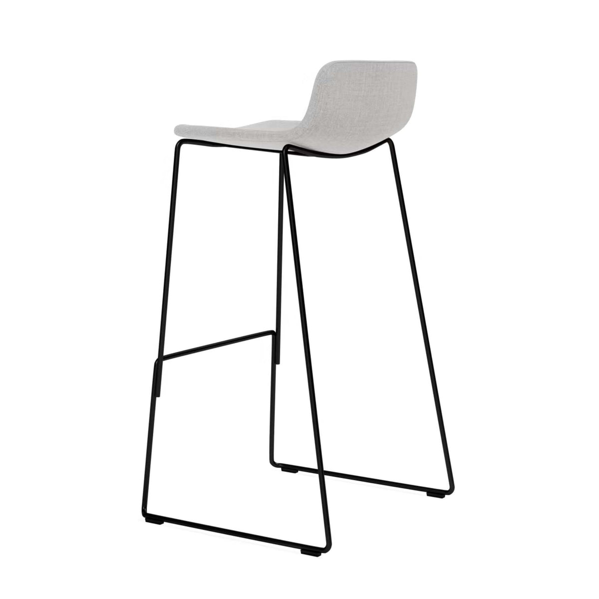 Fredericia Pato Sledge Bar Stool, Fully Upholstered