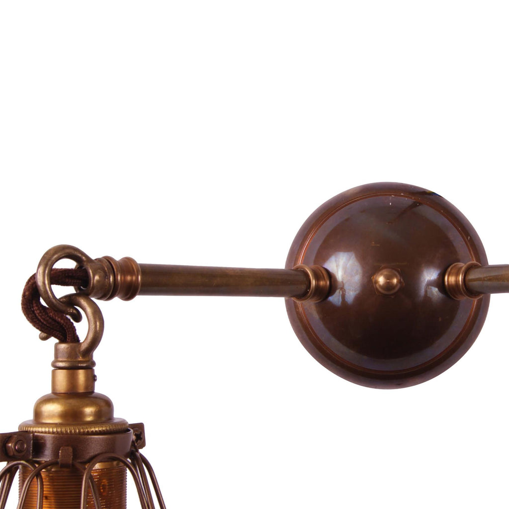 Mullan Lighting Rigo Double Cage Vintage Wall Light