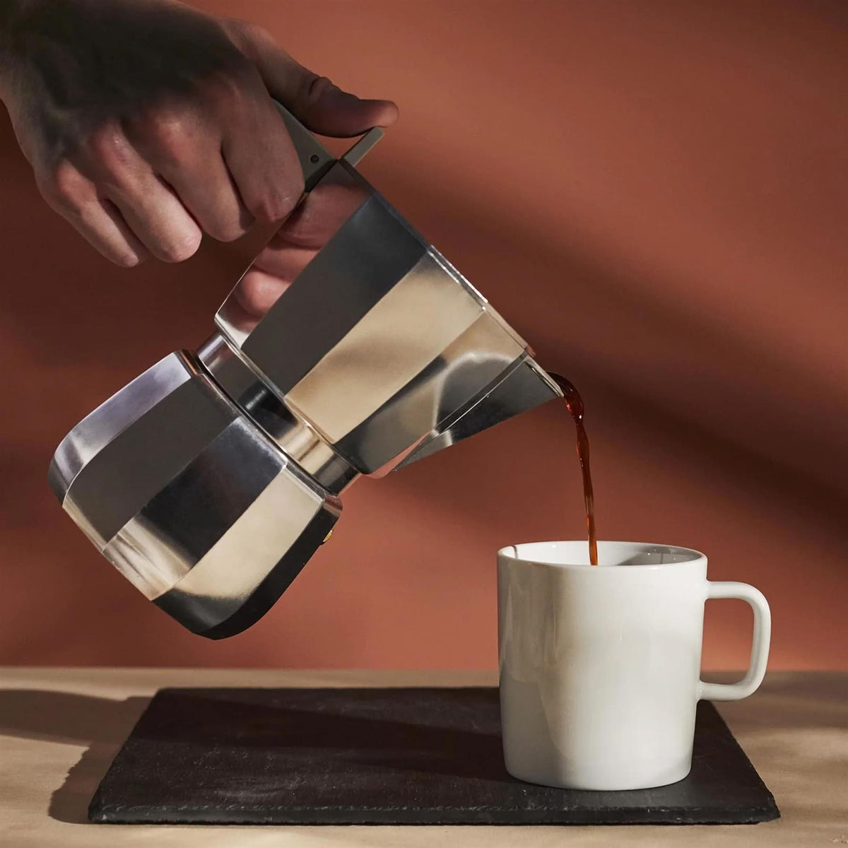 Alessi Moka Induction Hob Espresso Coffee Maker
