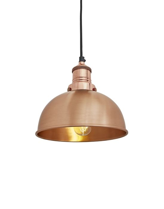 Industville Brooklyn Dome Pendant Light - Traditional Fittings