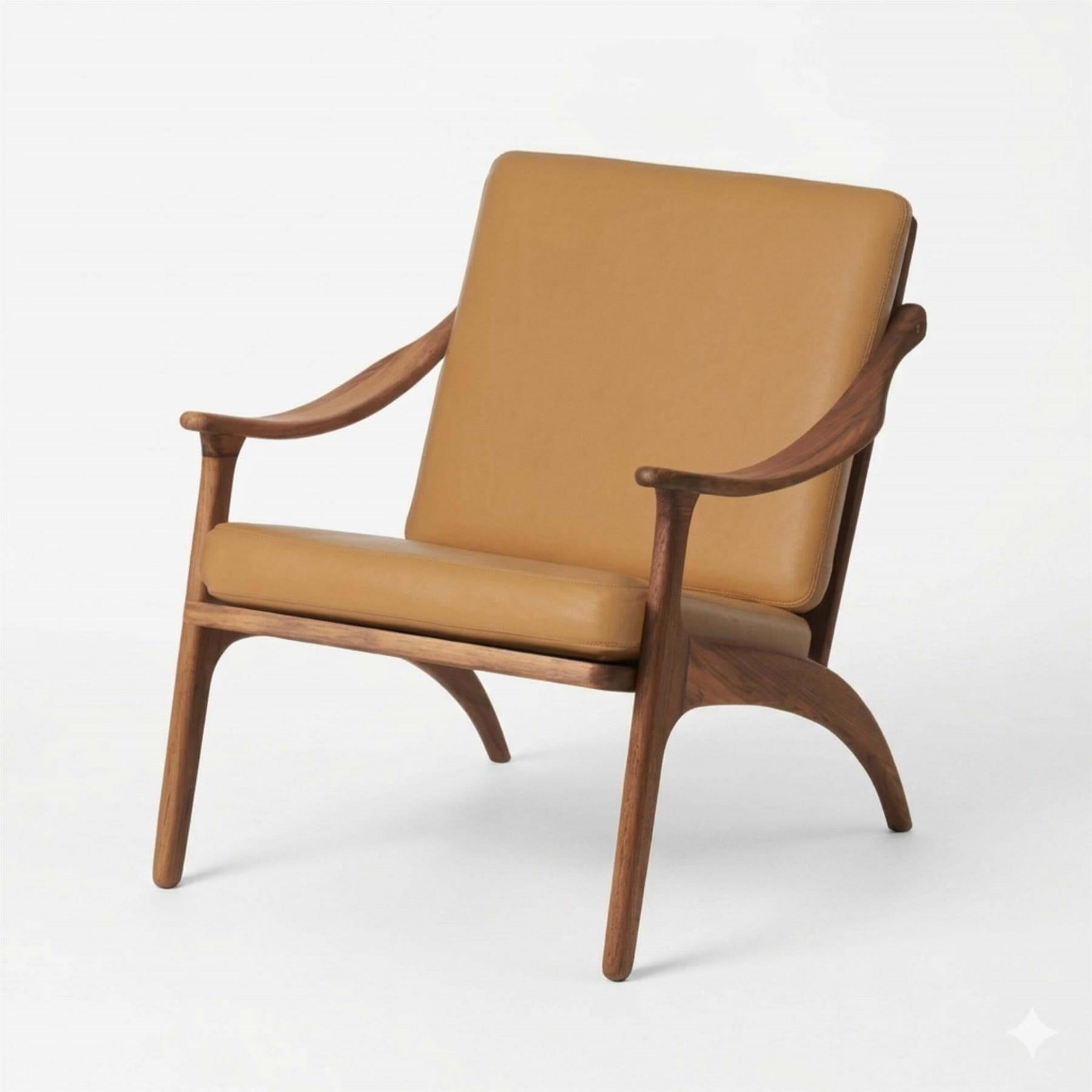 Warm Nordic Lean Back Lounge Chair