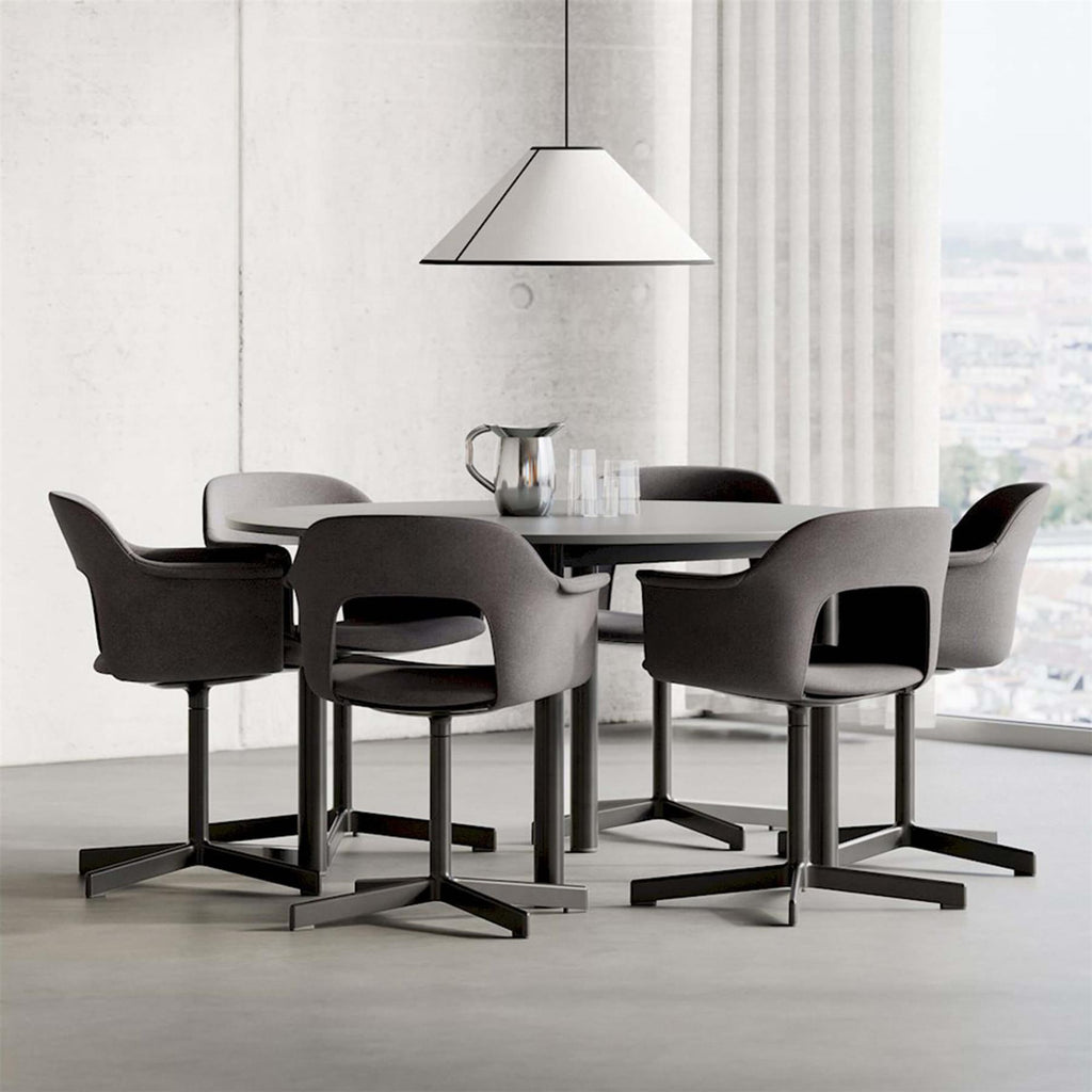 HAY Layout Armchair 234 with 4 Star Swivel Base
