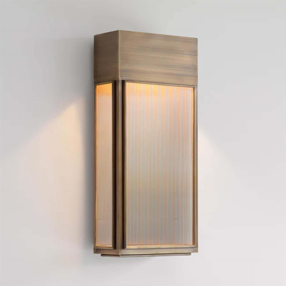 J. Adams Willow Wide Outdoor Wall Light