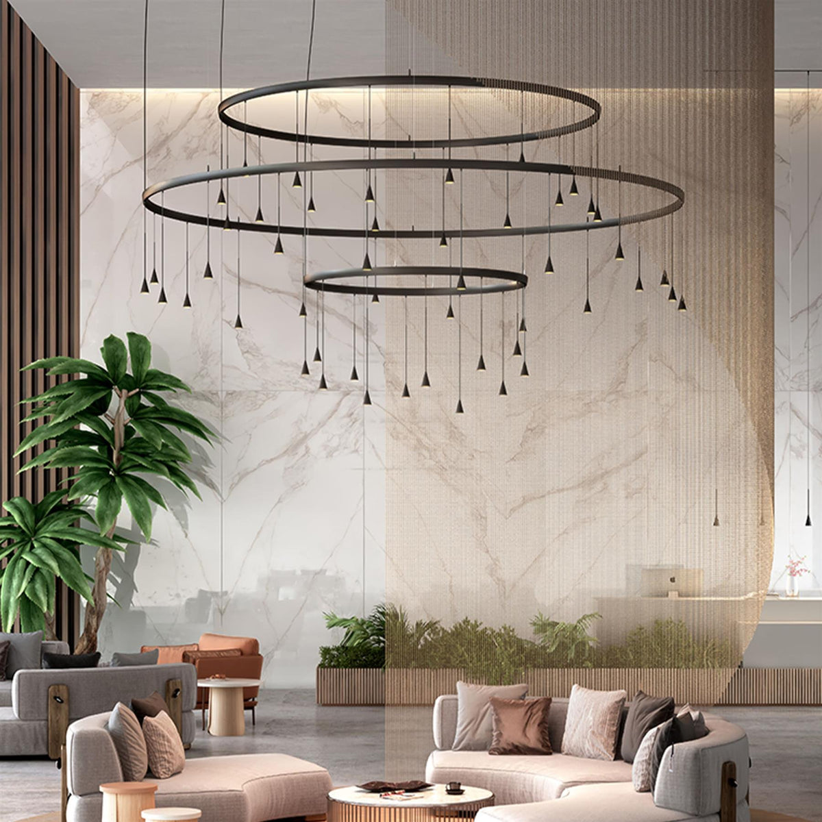 Bover Skybell Circle Pendant Light