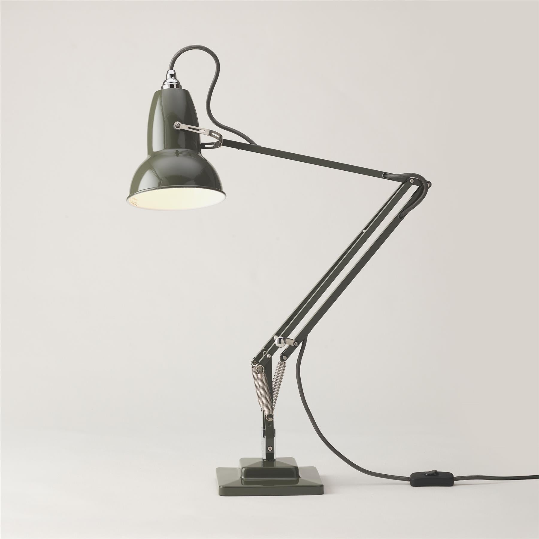 Anglepoise Original 1227 Desk Lamp, Olive Green : Holloways of Ludlow 40th Birthday Limited Edition