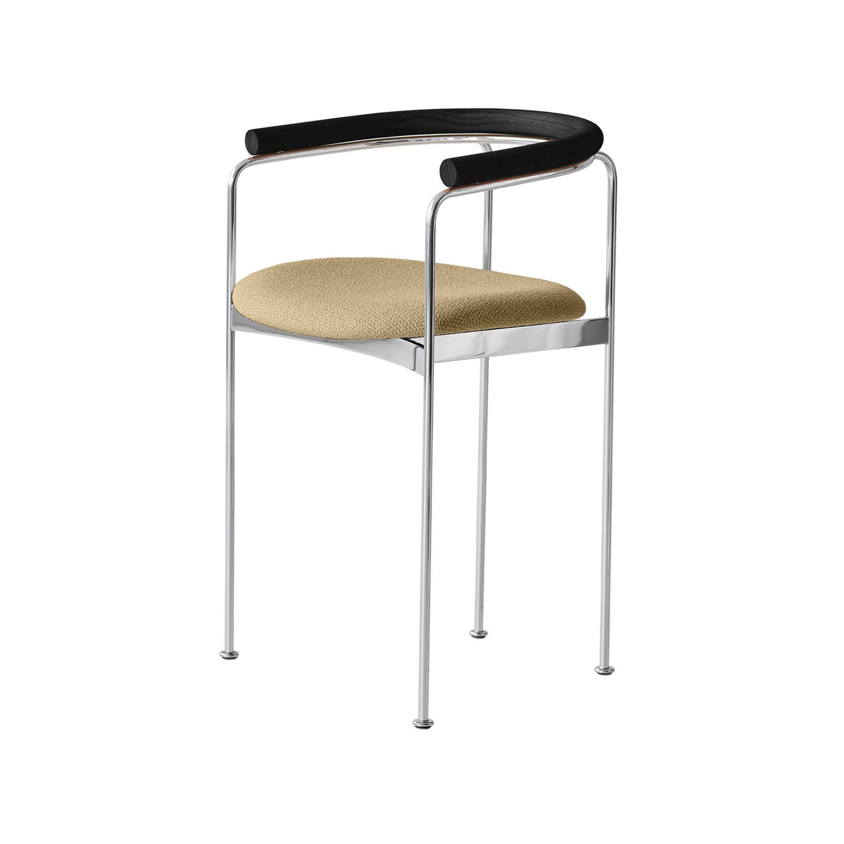 DK3 Baia Counter Stool with Wooden Back
