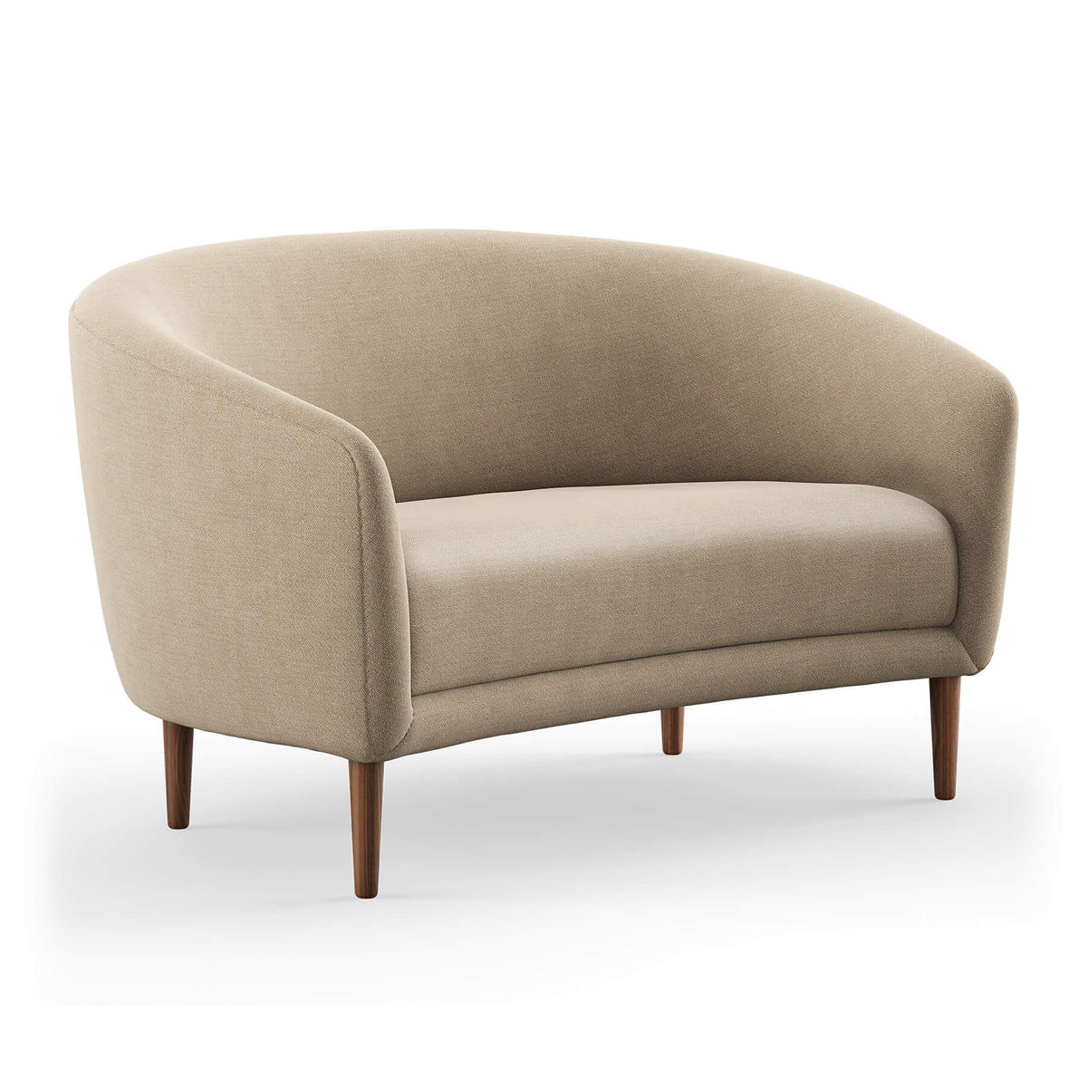 Finn Juhl The Little Mother 2 Seater Sofa in Walnut