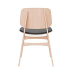 Fredericia Soborg Wood Base Chair with Upholstered Seat