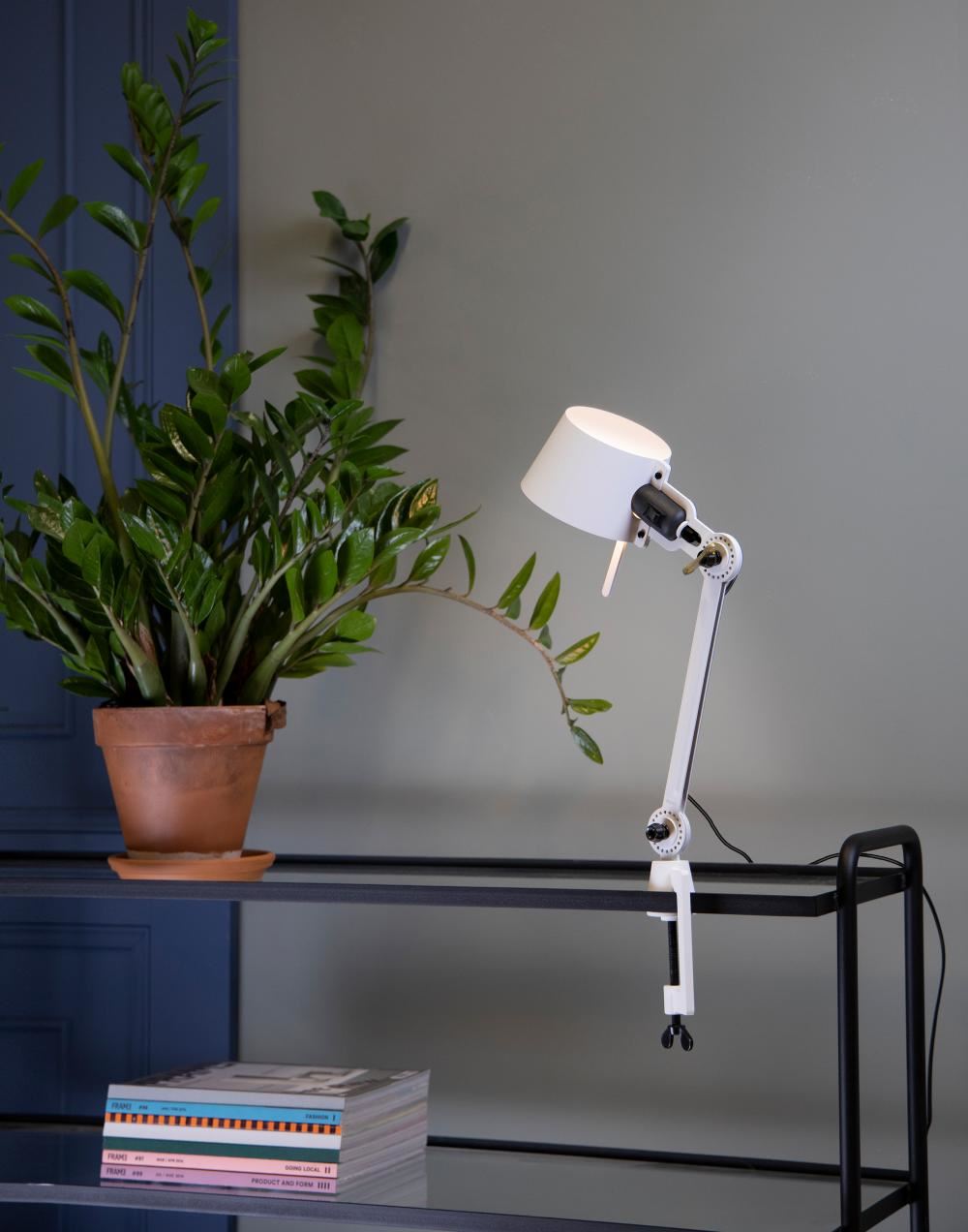 Bolt Desk Lamp - Single Arm - Small with Clamp