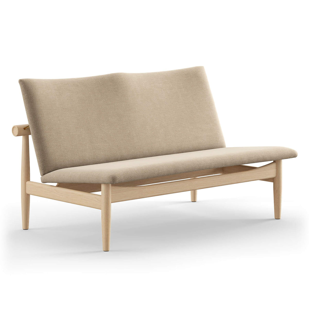 Finn Juhl The Japan 2 Seater Sofa in Clear Oiled Oak