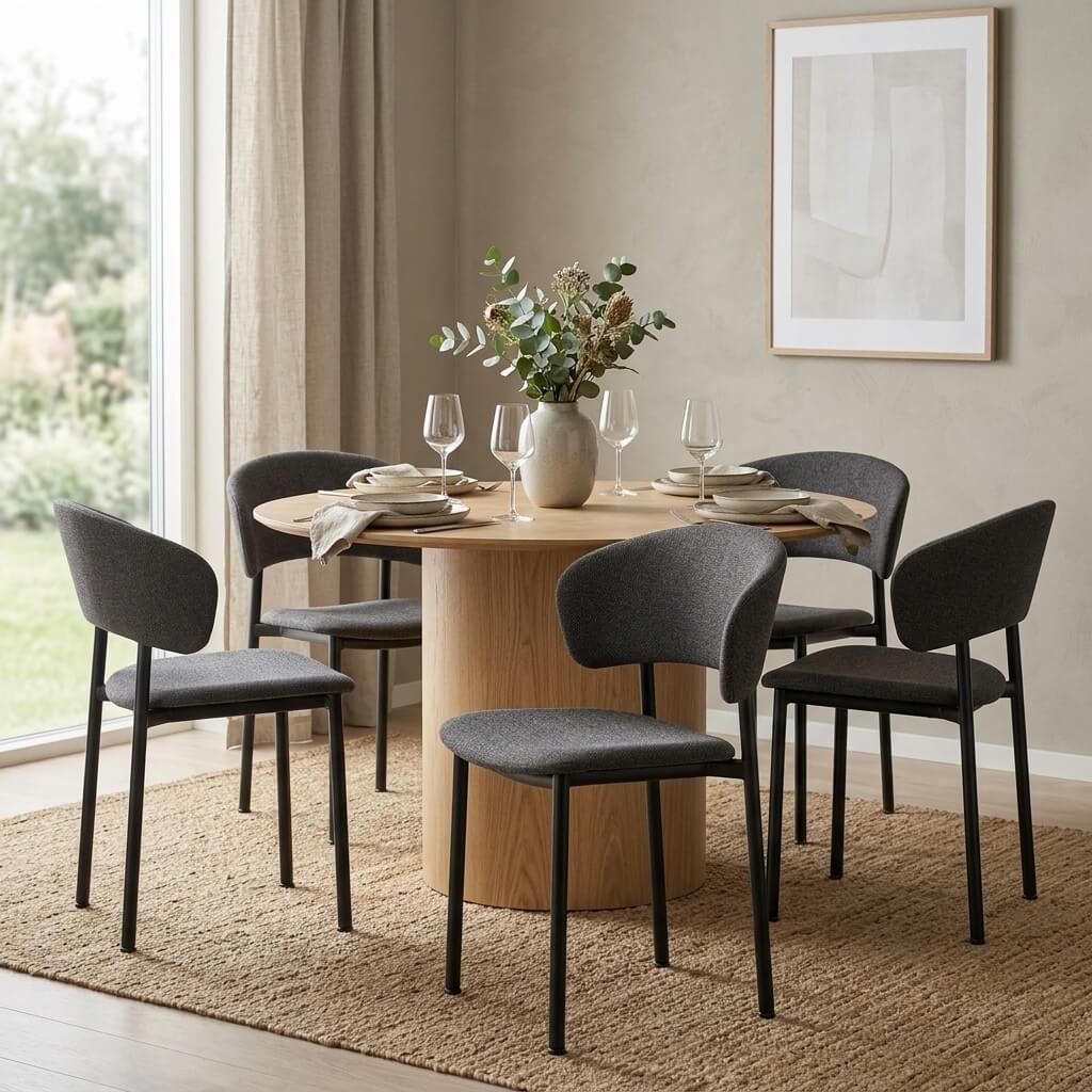 Fredericia Plan Armchair with Metal Legs, Fully Upholstered