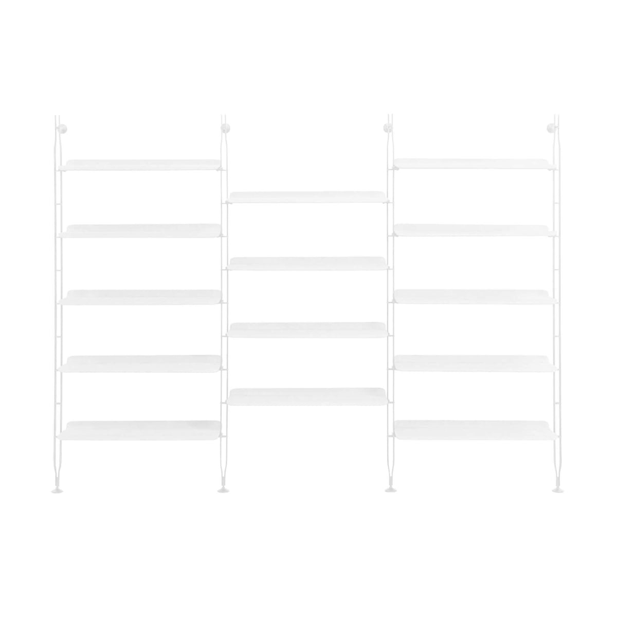 Kartell Adam Wood Triple Shelves
