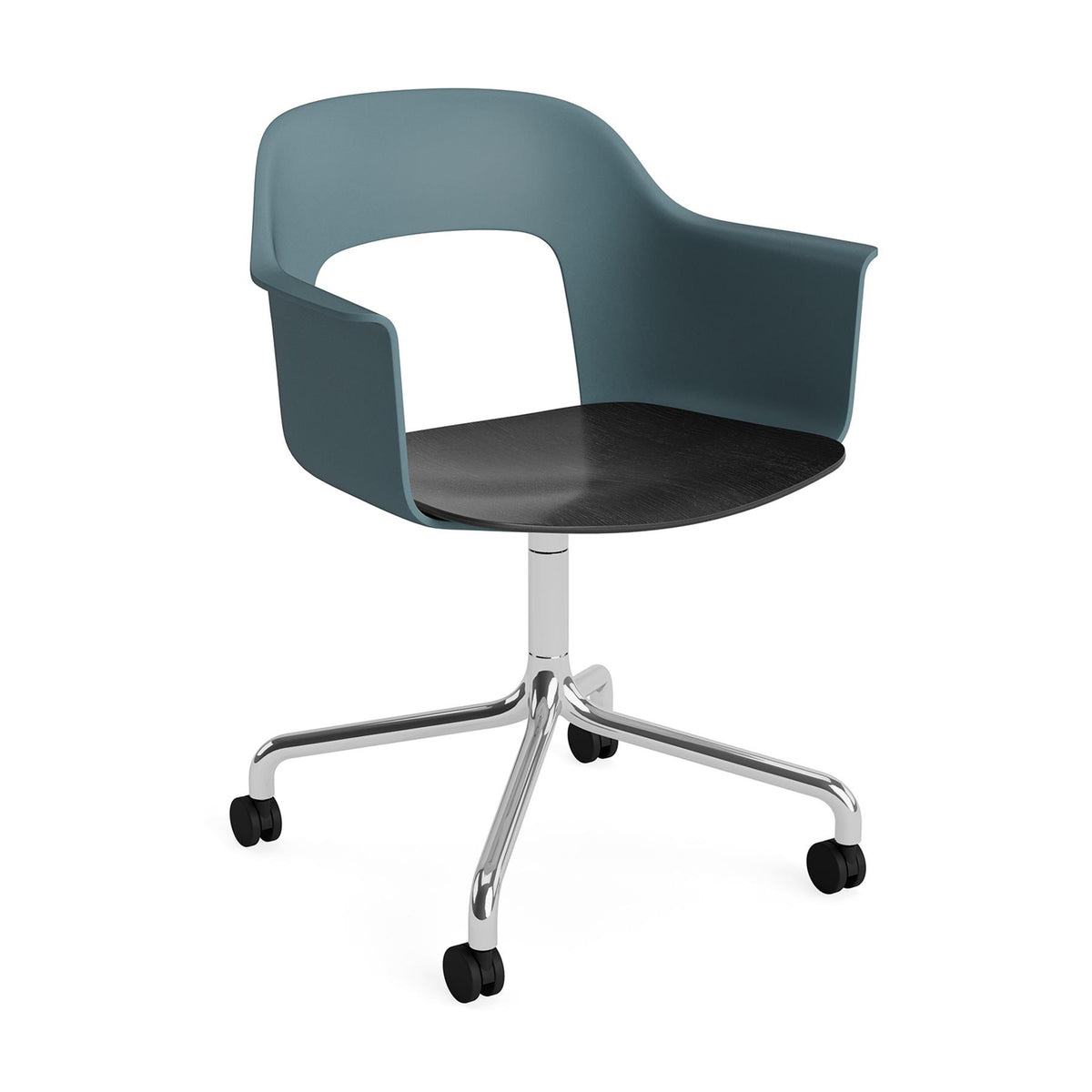 HAY Layout Armchair 262 with 4 Star Swivel Wheel Base