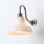 Old School Electric Factory Wall Light Bathroom Version : Swan Arm