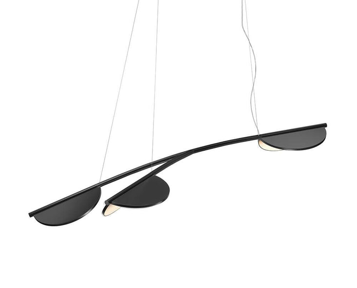 Flos Almendra Organic Pendant Light - Anthracite / S3 - Short : 161.1cm