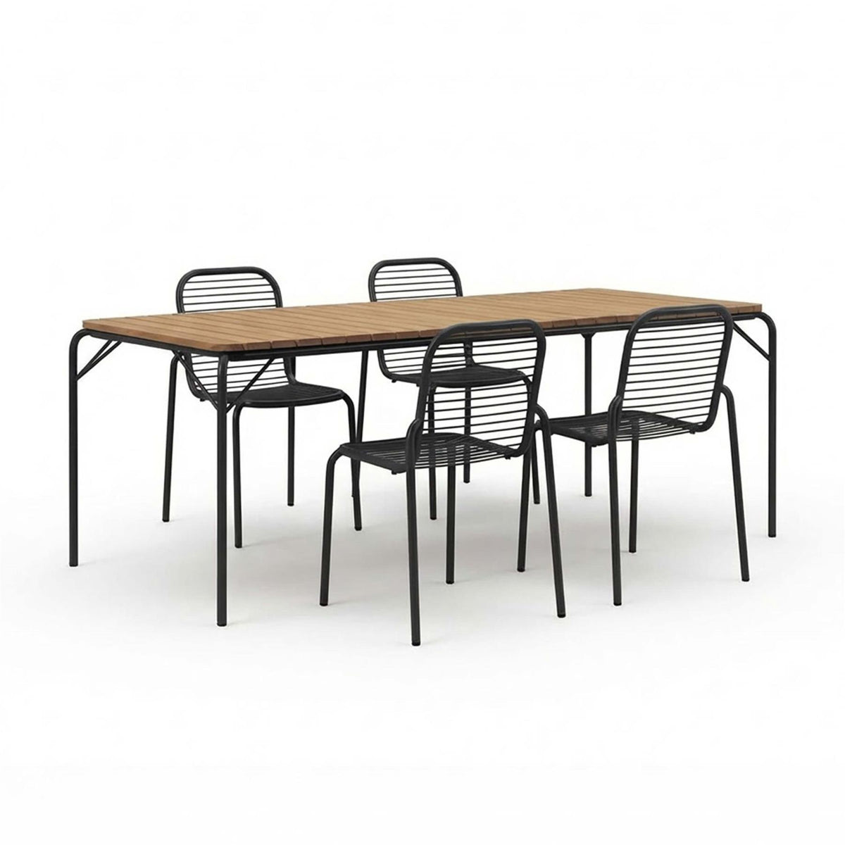 Normann Copenhagen Vig Garden Dining Set - Medium - Curated by Holloways of Ludlow