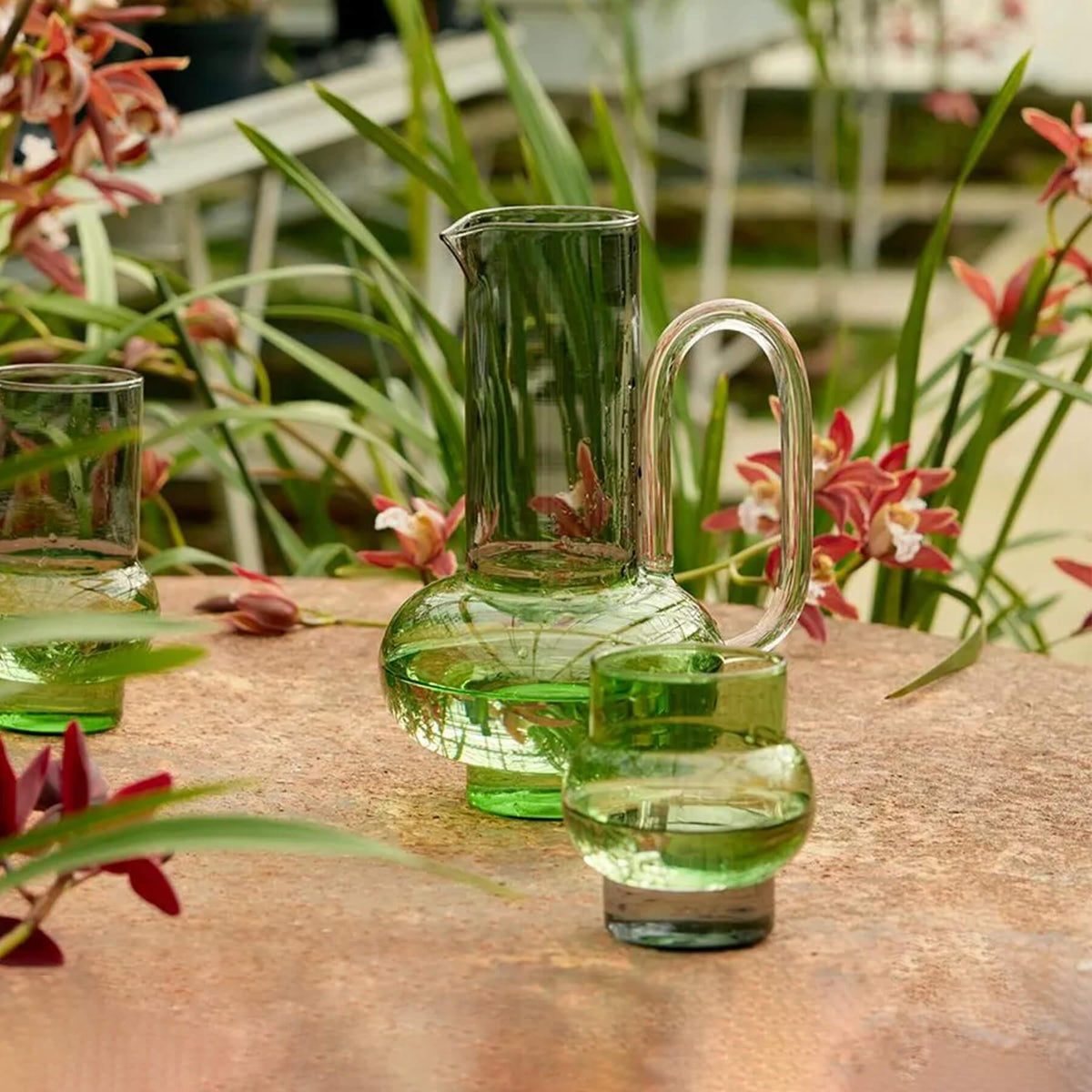 Tom Dixon Bump Jug - Green