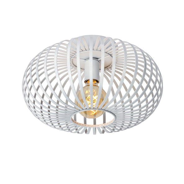 Outlet Lucide Manuela Flush Ceiling Light - White