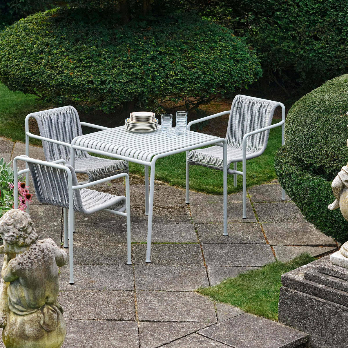 HAY Palissade Cord Garden Dining Armchair