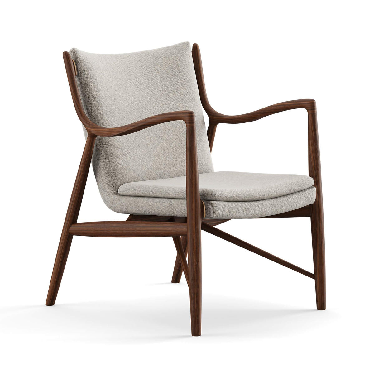 Finn Juhl The 45 Chair in Walnut