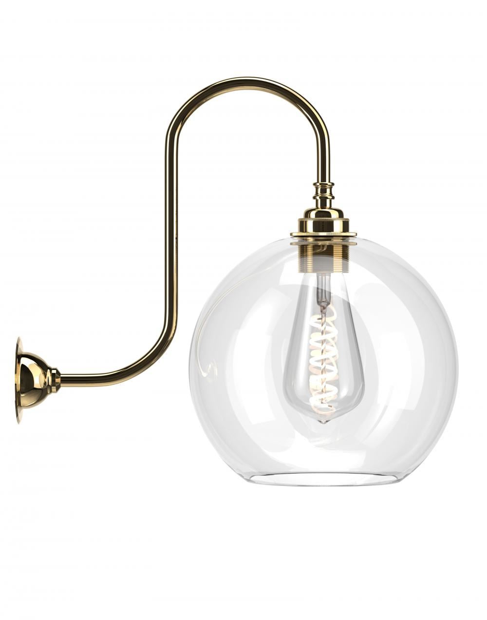Fritz Fryer Hereford Swan Neck Bathroom Wall Light