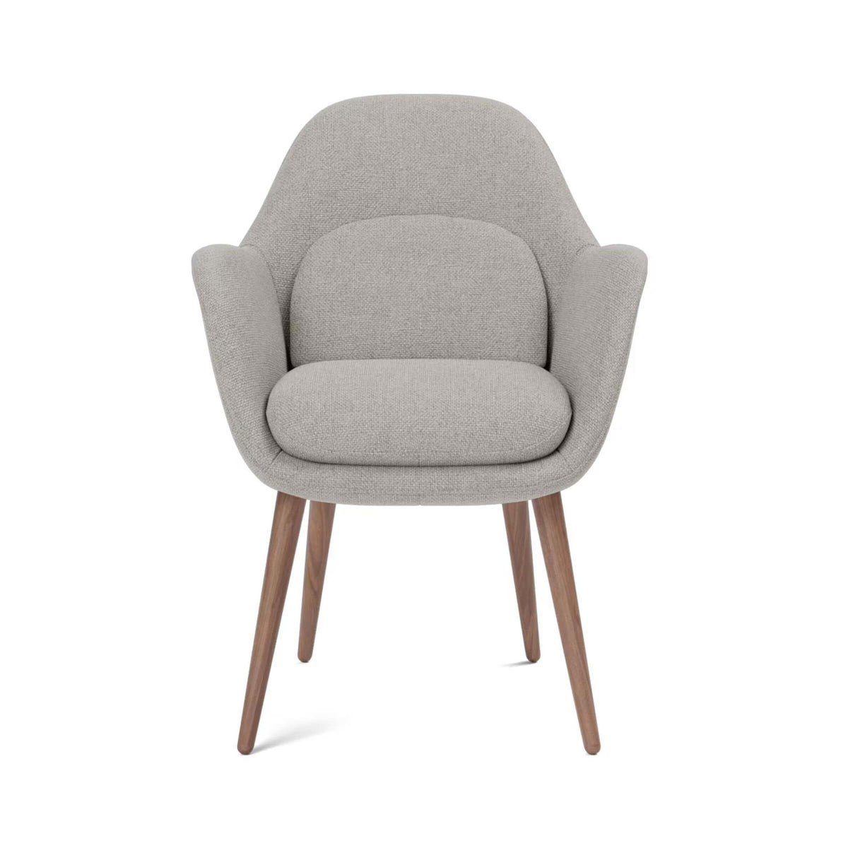 Fredericia Swoon Dining Wood Base Armchair