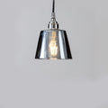 Outlet Old School Electric Tapered Blown Pendant Light : Smoked