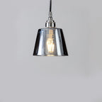 Outlet Old School Electric Tapered Blown Pendant Light : Smoked
