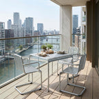 HAY Palissade Cantilever Balcony Furniture Set - Curated by Holloways of Ludlow