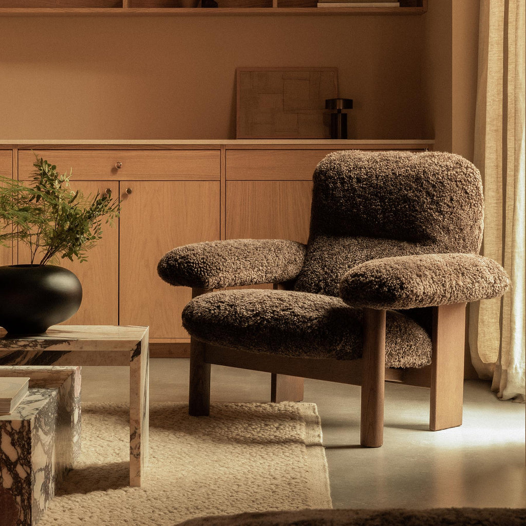 Audo Copenhagen Brasilia Lounge Chair & Ottoman