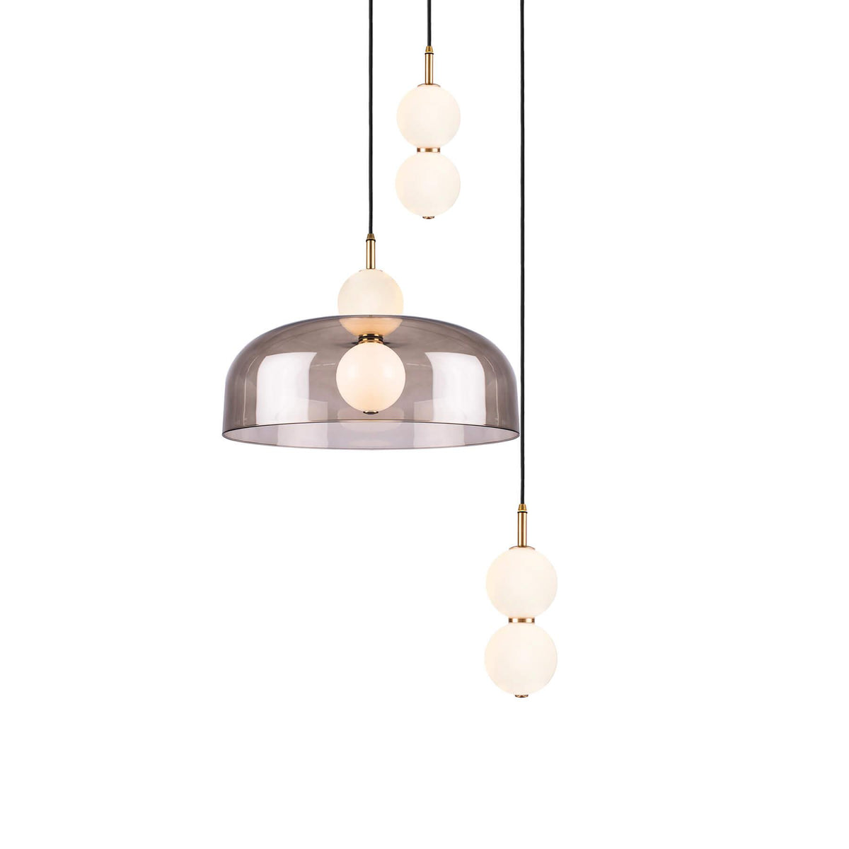 Marc Wood Echo Lamp & Shade Cluster Pendant Light